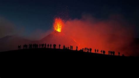 vanpix 2 via|Mount Etna: Drone video shows Europe’s most active volcano.